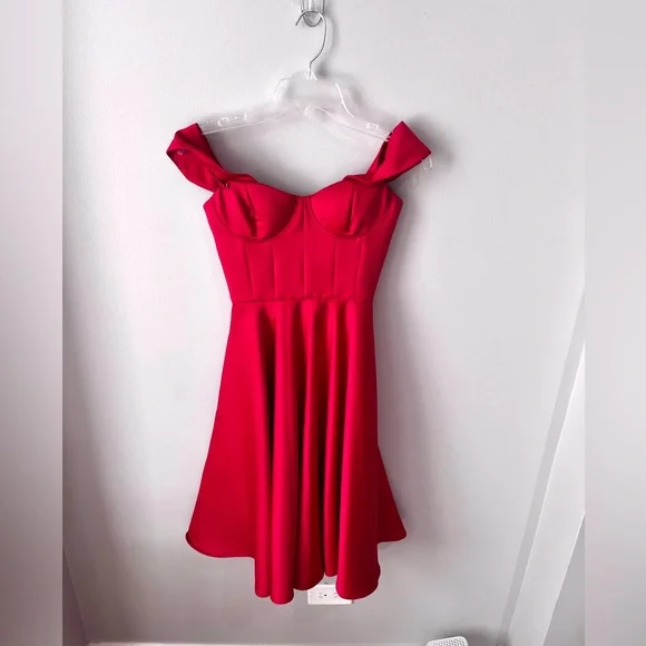 hot.pink dress Vittoria Dress -Hot Pink main image 0